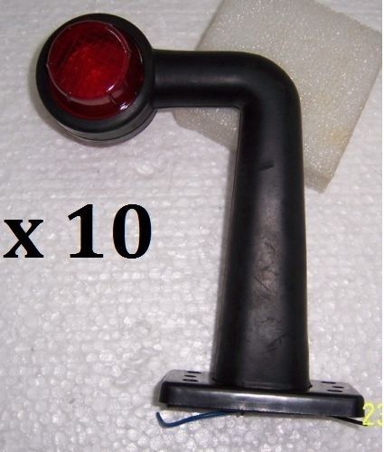 10X R/A  SIDE ELBOW MARKER LIGHTS LAMP TRAILER TRUCK CHASIS