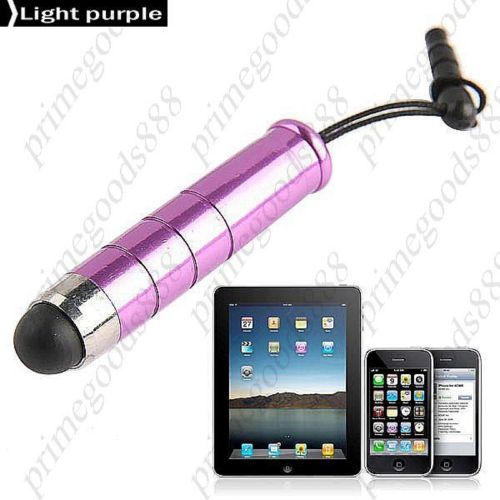 2 in 1 bullet stylus touch pen dust plug sale cheap discount low light purple for sale