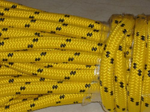Double braid polyester 3/4&#034; x 150 feet arborist rigging tree bull rope for sale