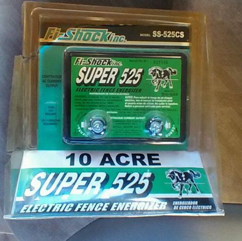 NEW Super 525 Electric Fence Controller/Charger  -  Model SS-525