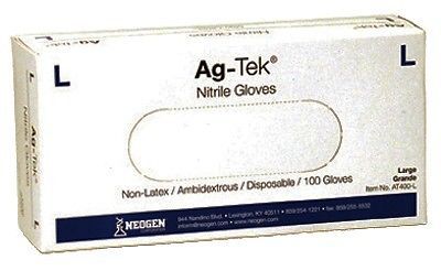 Neogen 100 Count, 4 Mil, Large, Powdered Nitrile Gloves,