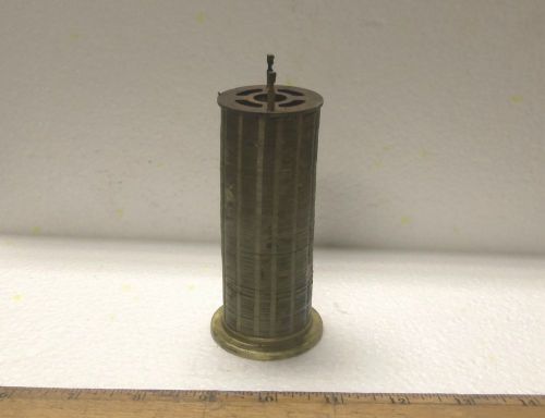 Vintage AC Spark Plug - Brass Fuel Oil Strainer Ay w/ Instructions P/N: 5571305
