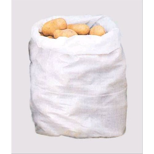 Sacco patate polipropileno orlato - bianco 50x80 cm kg. 25-30 for sale