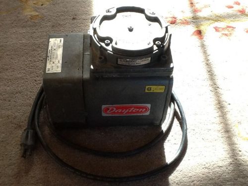Dayton speedaire vacuum air compressor #4z024 used but workes great for sale