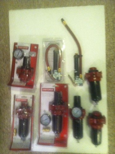 Wholesale Tool Lot Craftsman Inline Air Filters &amp; Tire inflator with gauge