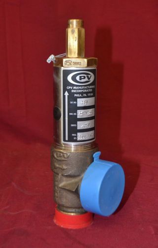 New cpv cat no 158 water/ air/ gas o-seal pressure relief valve - 5500 psi   &amp;h for sale
