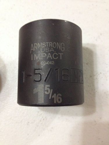 New Armstrong 1/2 inch drive 1 5/16 impact socket