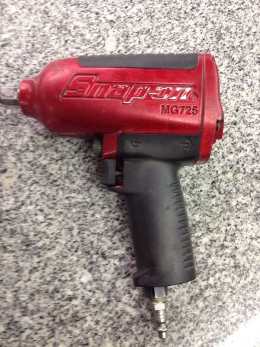 Snap-On MG725 1/2&#034; Drive Air Impact Wrench-Rare Metallic Red a-xy