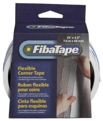 St. Gobain, Fibatape, Flexible Corner Tape, White Polymer, 2-1/2&#034; x 25&#039;