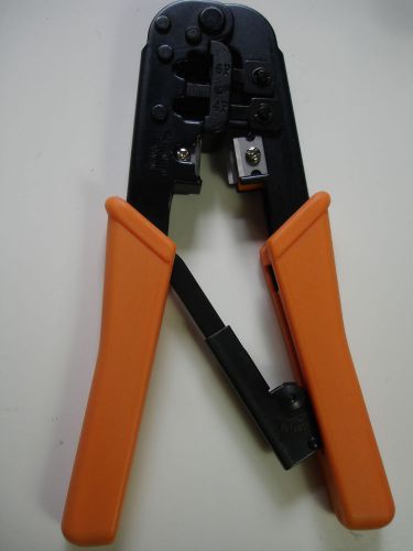 Professional ratchet crimp tool / stripper for 4 and 6 way rj-11 plugs &amp; rj-12 for sale