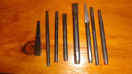 Lot of 8 kraeuter tools CHISELS Vintage old tools