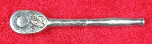 Vintage Snap-On GM-70-M 1/4” Drive Ratchet Good Used Free Shipping