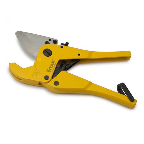 Titan 15063 professional ratcheting pvc and rubber pipe cutter for sale