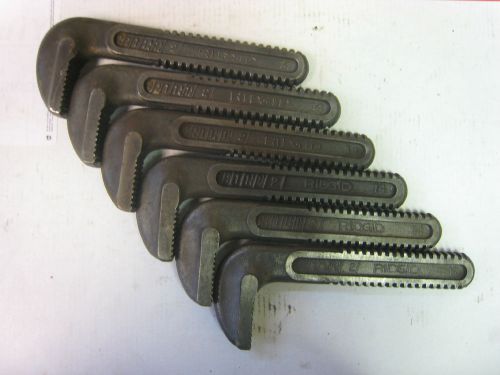 Lot of 6 ridgid hook jaw for 14&#034; pipe wrench free shipping for sale