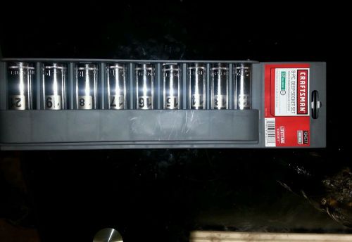 craftsman 9 pc.deep socket set 34577