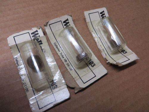 WELLER SOLDERING COLLECTOR TUBE # DS103 for DS100 MOC NOS GROUP of 3 PIECES
