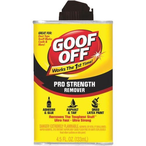 William barr fg650 goof off dried paint remover-4.5oz goof off remover for sale