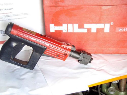 HILTI DX-650, Powder actuated fastening tool with original case,     USA SELLER
