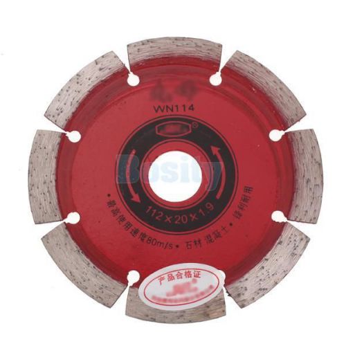 4.4&#034; inch diamond segmented circular saw blade 14300 rpm wet cut marble concrete for sale