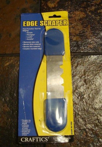 Edge Scraper for Acrylic Plastic - Bevels, Round Edges, Remove Saw Cut Marks