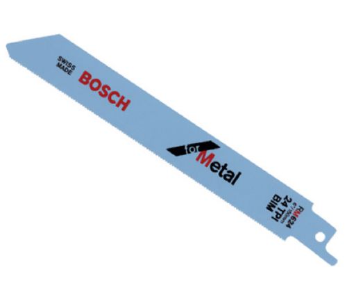 Bosch RM624 6&#034; 24T Metal Reciprocating Saw Blade - 5 pack