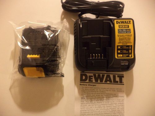 DeWalt 20V Max Compact Lithium Ion Battery and Charger NEW!