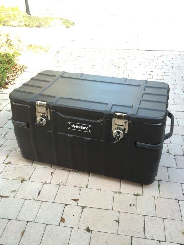 Husky toolbox/chest with heavy-duty locks and internal led light for sale