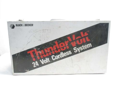 Black decker thundervolt 22 in 12 in 8 in tool box tool storage d471589 for sale