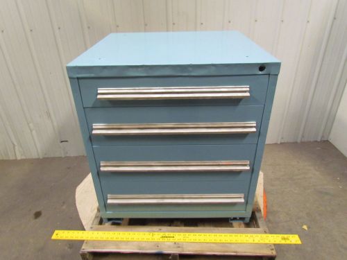 4 Drawer Vidmar Type Industrial Tool Storage Parts Orgaizer Cabinet 28x30x33&#034;
