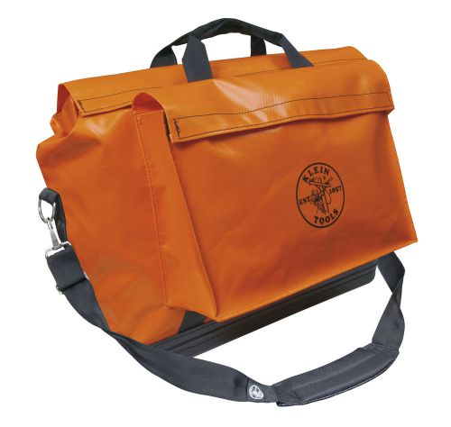 Klein Tools 5181ORA Large Orange Vinyl Equipment Bag