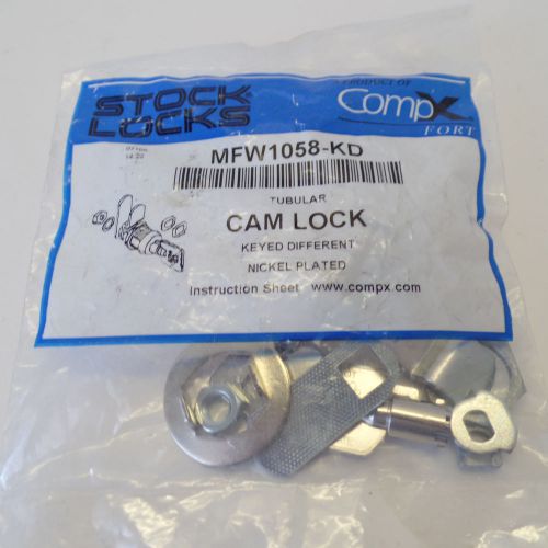 New compx  mfw1058-kd tool box cam lock cabinet lock &amp; key set toolbox for sale