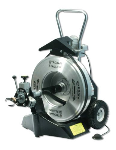 Trojan stallion power drain cleaner w/ auto feed up to 10&#034; lines for sale