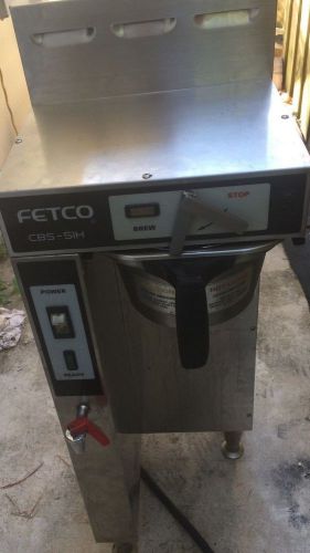 Use fetco cbs-51h-15 c51016 single station 1.5 gallon coffee brewer for sale