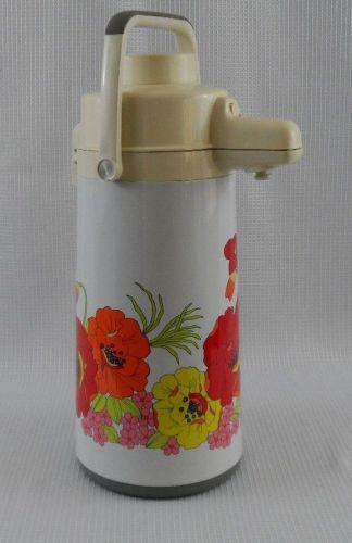 Vintage 2.5 Liter Vacuum Air Pot Beverage Dispenser Hot or Cold Universal