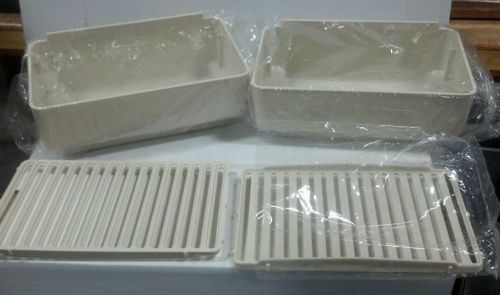 Crathco grindmaster set of drip trays 2231 and drip tray grids 2232 for sale