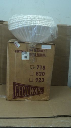 Cecilware 718 Coffee  Filters  1000 FILTERS PER BOX  3 GALLON