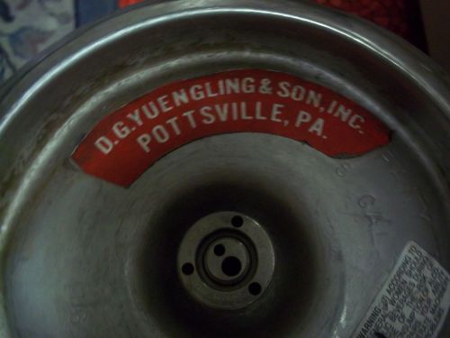 D.G. Yuengling Pottsville Pa. empty Beer Keg 7.5 Gallon