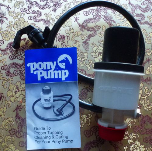 The Pony Pump for Dispensing Beer from Beer Kegs