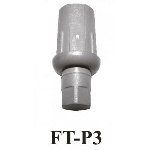 Set of 4 1&#034; adjustable thermoplastic bullet foot for s/s 1-5/8&#034; o.d tubing ft-p3 for sale