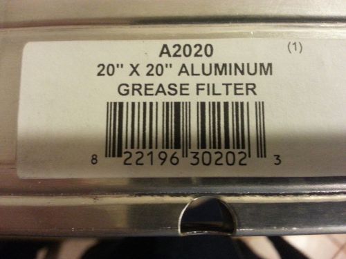 GREASE FILTER  BAFFLE-TYPE Aluminum 20&#034; X 20&#034; X 2&#034;