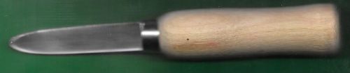 INTERNATIONAL E. T. CO. Oyster Shucker KNIFE Top Condition Stainless w/ Wood