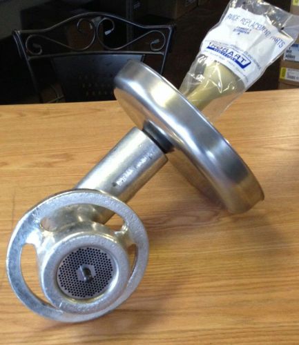 Hobart meat grinder complete chopping end with pan hobart oem #22 for sale