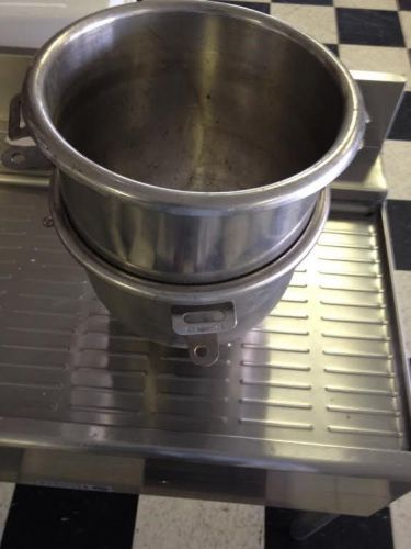 Used Hobart 12 qt stainless steel mixer bowl for  Hobart A200