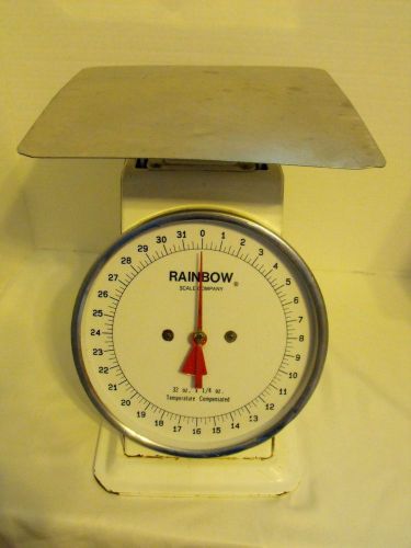 Vintage White Scale 32 oz. X 1/4 oz. Temperature Compensated by Rainbow