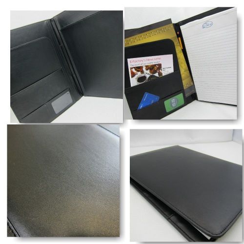 Usa (b04b-a4) leather portfolios notebook pad folio / folder / holder / lawyer for sale