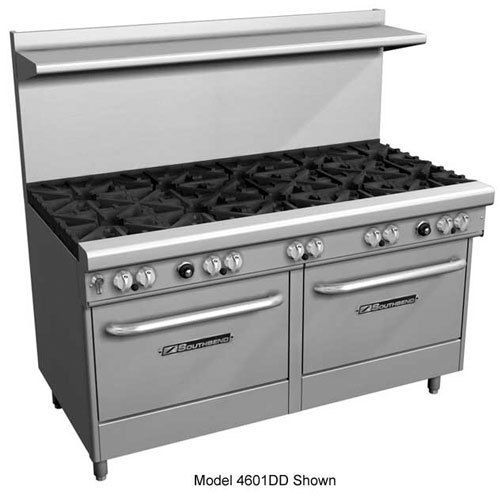 Southbend 4601aa range, 60&#034; wide, 10 burners with standard grates (33,000 btu), for sale