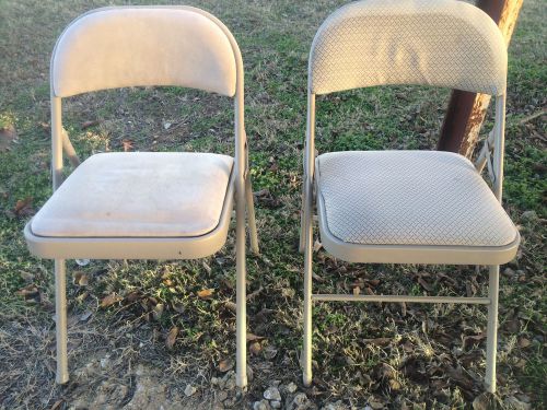 Lot 30 used Samsonite Metal Folding Chairs Padded Seat / Back