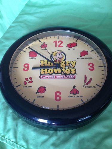 Hungry Howies Pizza Clock NIB