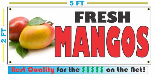 Full Color FRESH MANGOS BANNER Sign NEW Larger Size Best Quality for the $