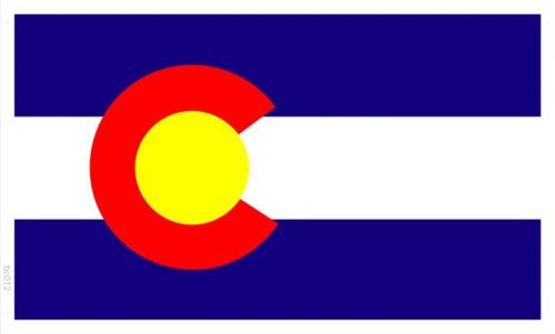 bc012 FLAG OF COLORADO (Wall Banner Only)